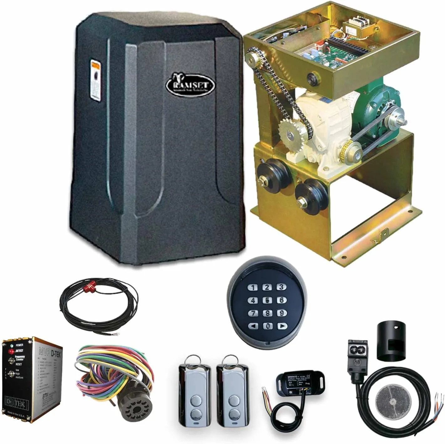 Ramset 5000 Kit 4 Slide Gate Opener Residential Automatic Gate Operator