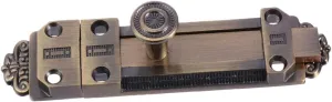 Retro Vintage Zinc Alloy Slide Door Bolt Latch Security Lock for Bathroom Garage and Barn Durable Alloy Door Bolts with Easy Installation for Reliable Safety