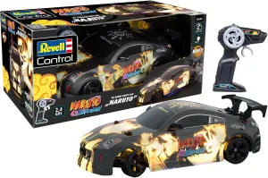 Revell RC I Naruto Itasha Drift Car I 4 Wheel Drive and Drift Tires I Thermoformed Body Rugged I Stylish LED Floor Lighting I Two Sets of Tires for Drift and Racing