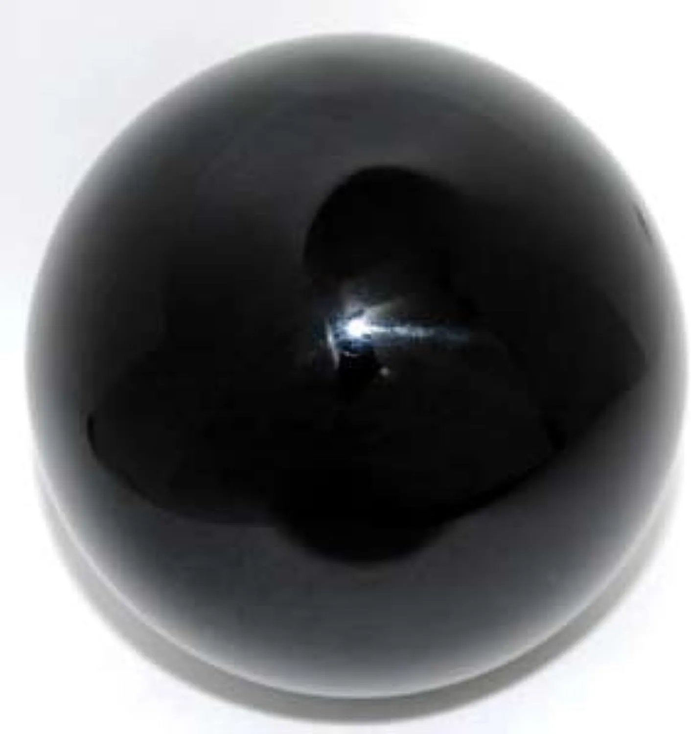 Rock Ridge 76mm Black Acrylic Juggling Ball for Contact Juggling | Great for Beginners and Professionals