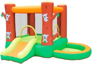 ROLTIN Bouncy Castle, Inflatable Bouncer Kids Bouncy Castle Inflatable Castle Water Inflatable Slide Small Trampoline Outdoor Amusement Equipment Water Park