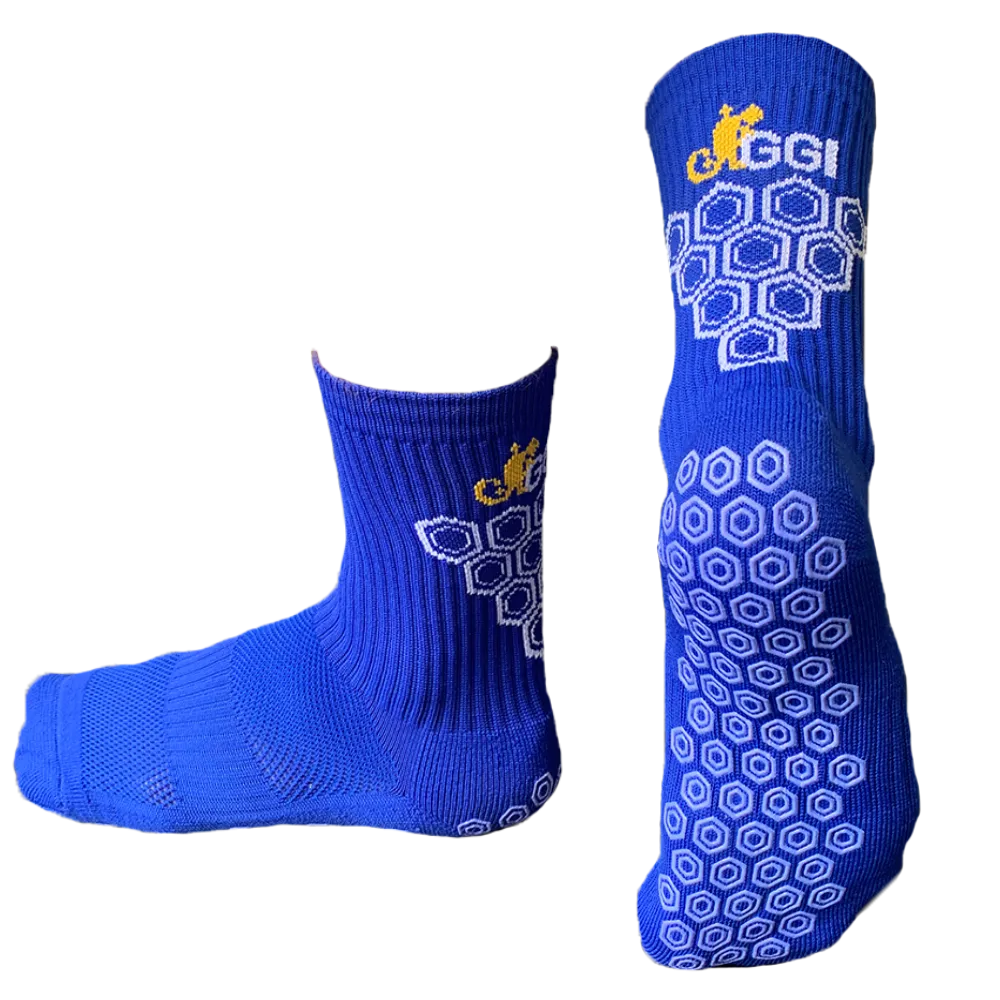 Royal Blue Grip Sock