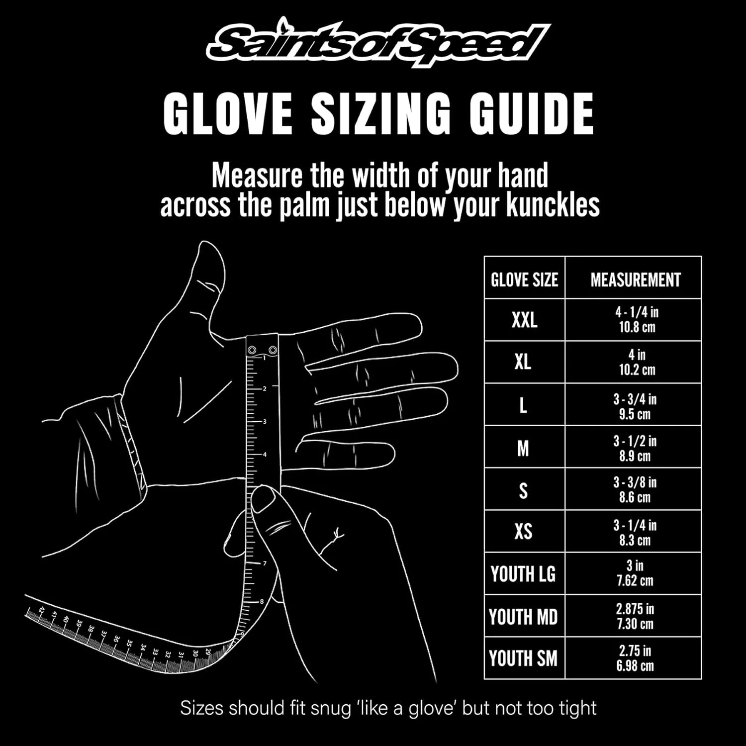 Saints of Speed Dirt Bike Gloves Retro Motocross, Mountain Bike, Motorcycle, BMX, Jetski, Sim, Karting, Airsoft, Paintball, Driving, & Racing Bike Gloves   Phone & Touch Screen Capable (X-Large)