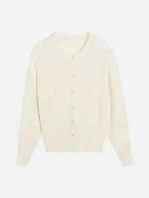 Sao Wool Cardigan in White