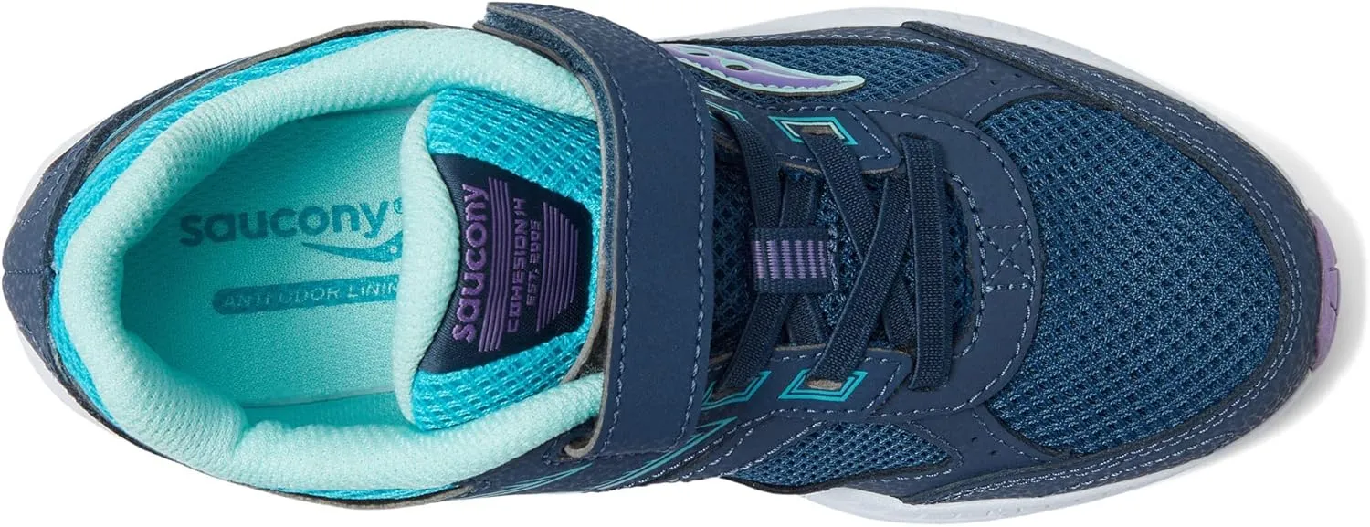 Saucony Unisex-Child Cohesion 14 Alternative Closure Jr Running Shoe