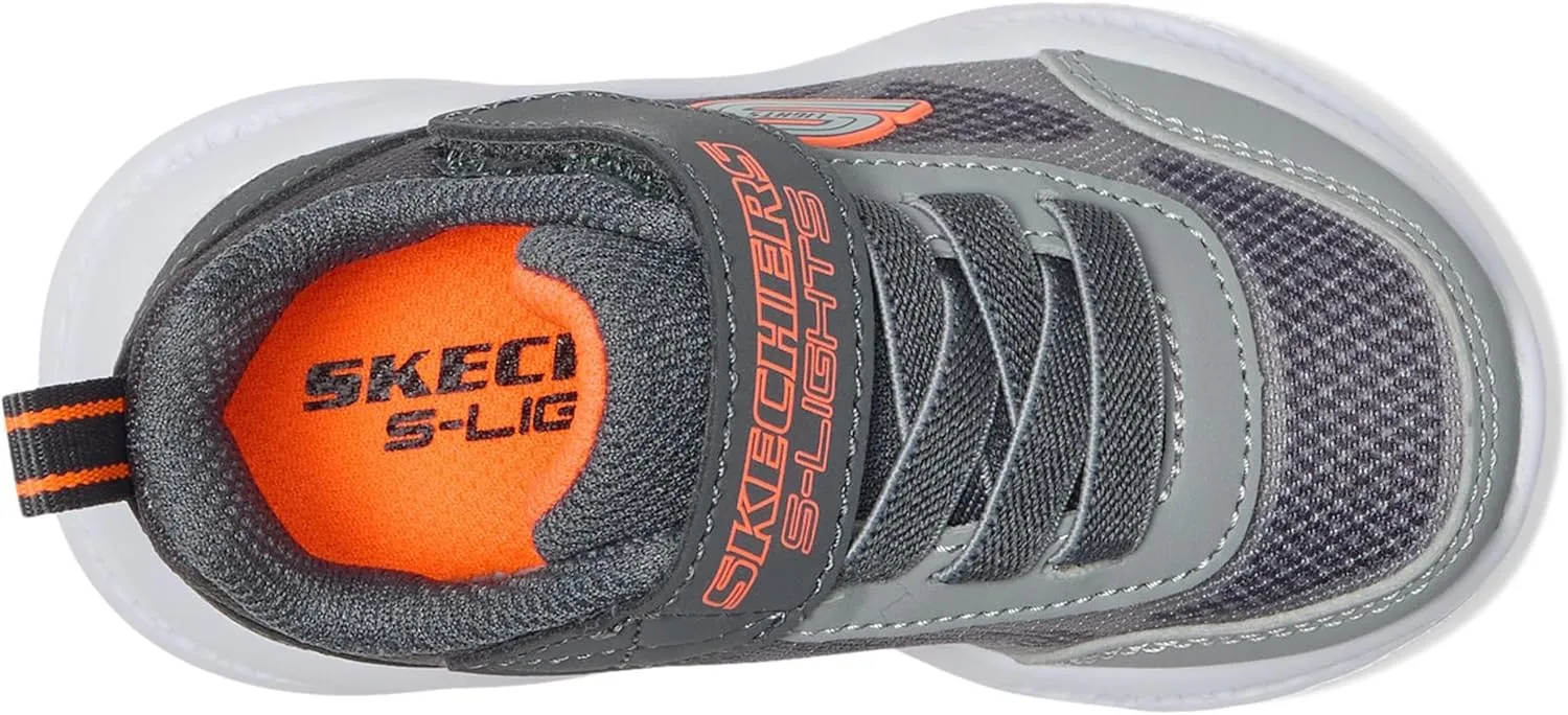 Skechers Kids' Meteor-Lights-Krendo Sneaker