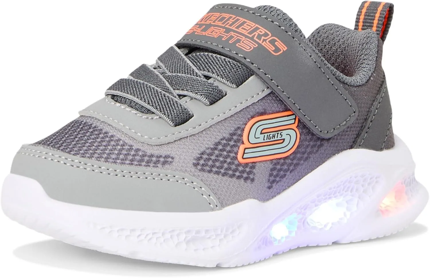Skechers Kids' Meteor-Lights-Krendo Sneaker