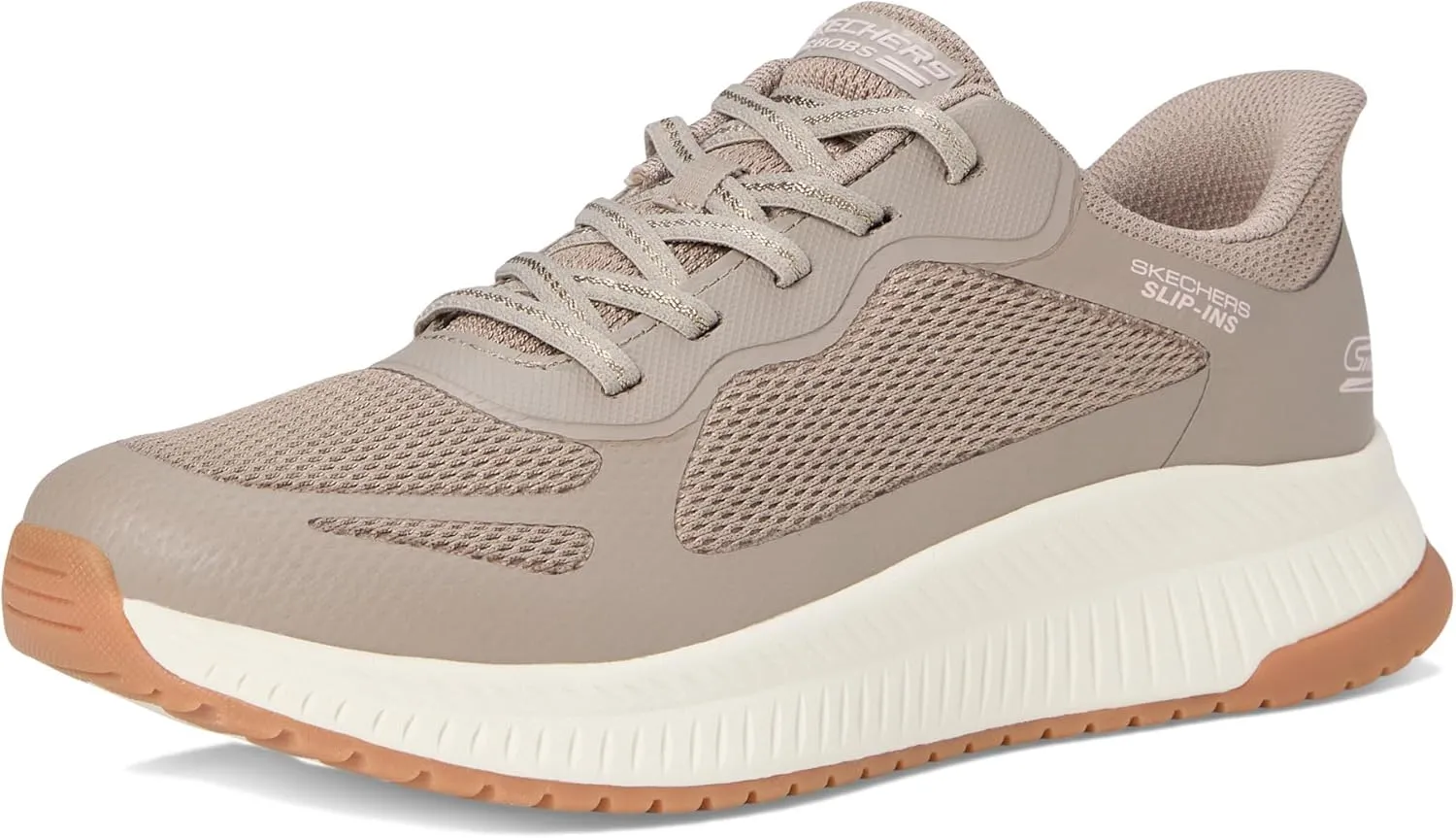 Skechers Women's Hands Free Slip-ins Bobs Squad 4-Staple Look Sneaker