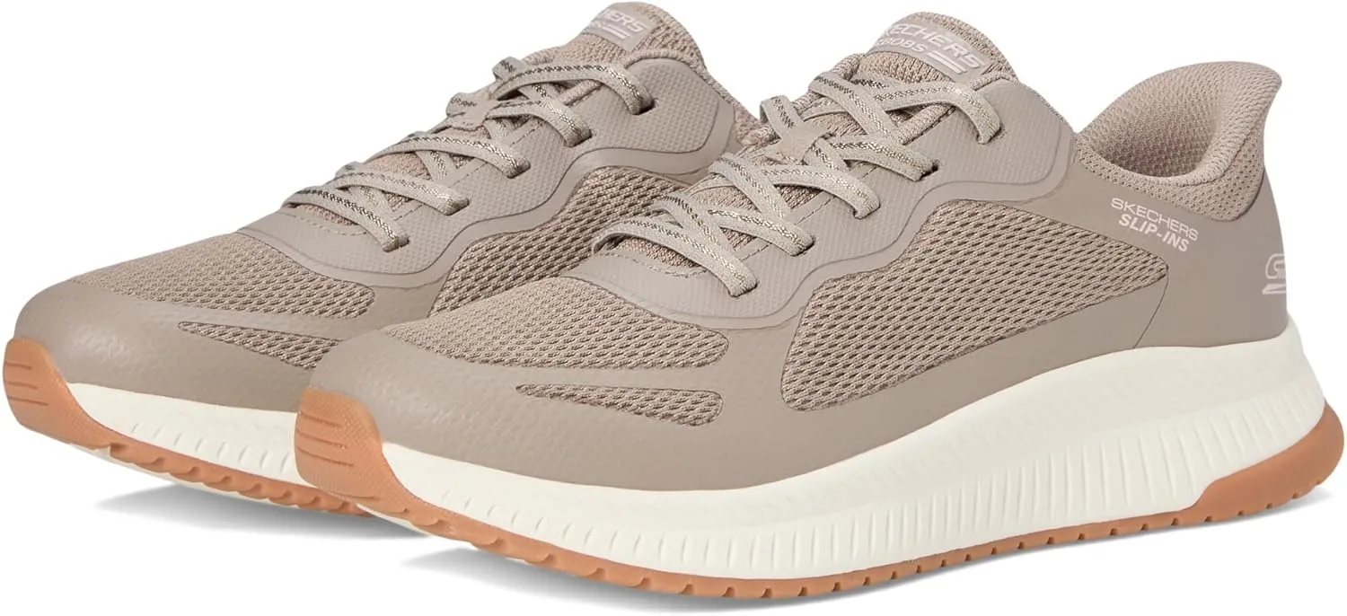 Skechers Women's Hands Free Slip-ins Bobs Squad 4-Staple Look Sneaker