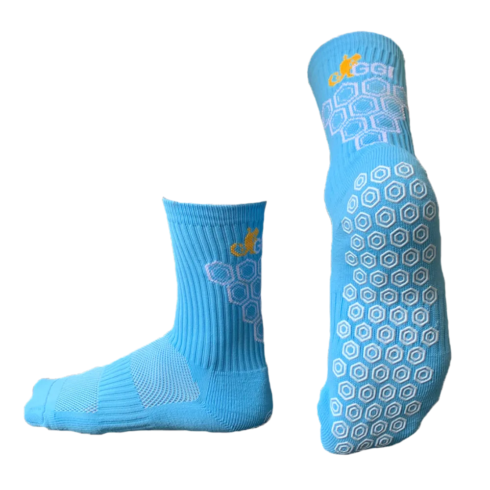 Sky Blue Grip Sock