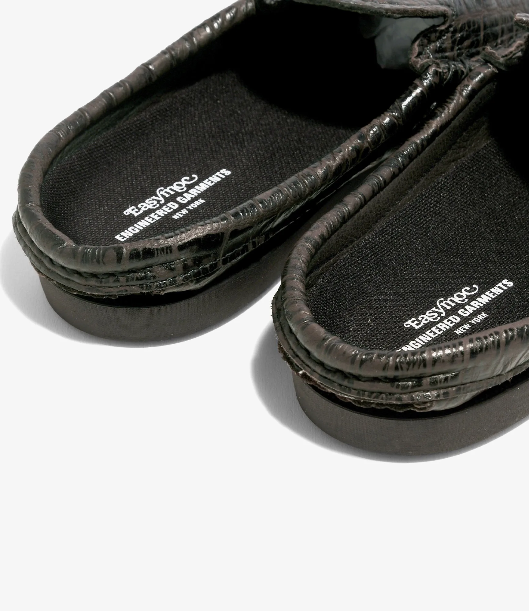 Slide Bit Moc. - Crocodile Embossed