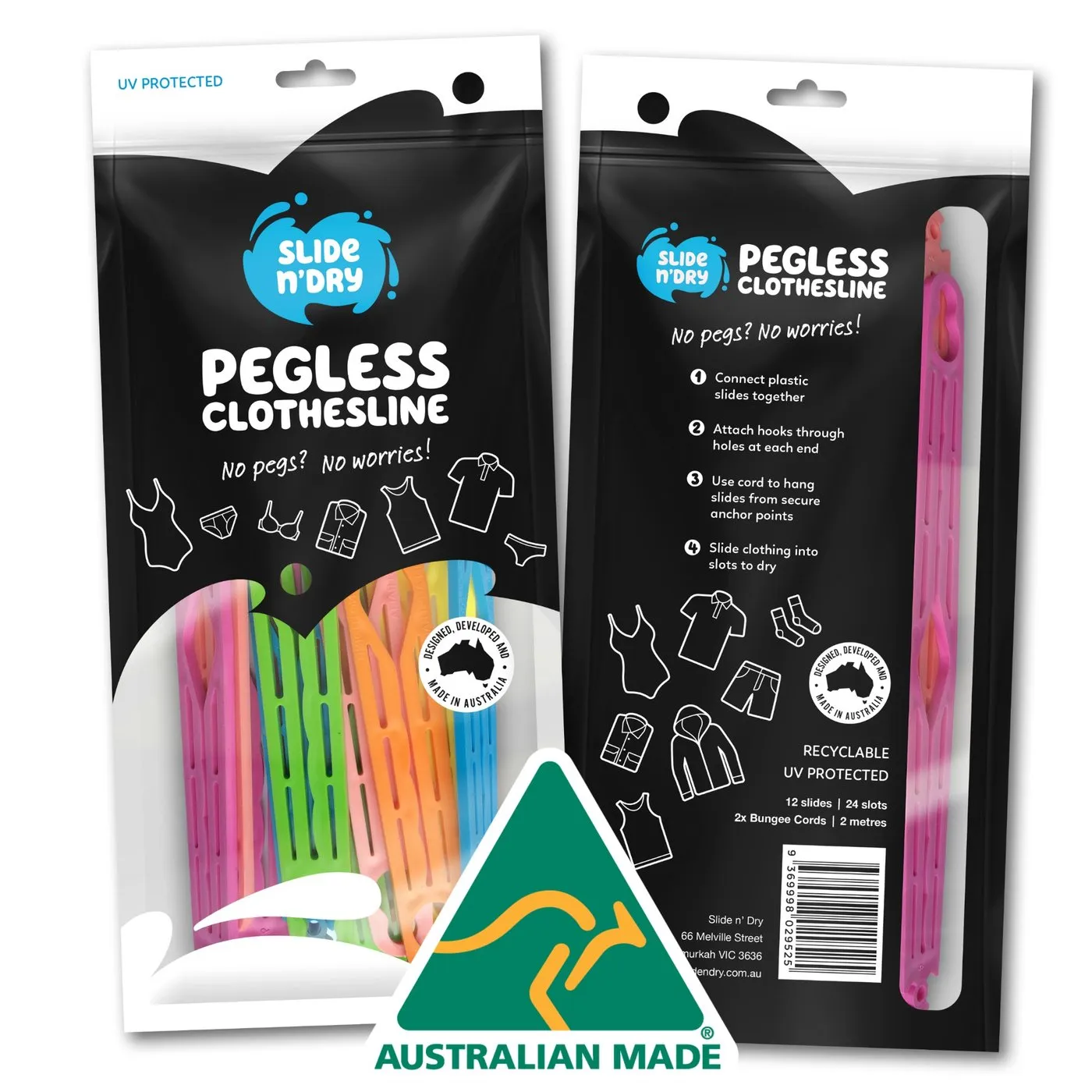 Slide n' Dry Pegless Clothesline