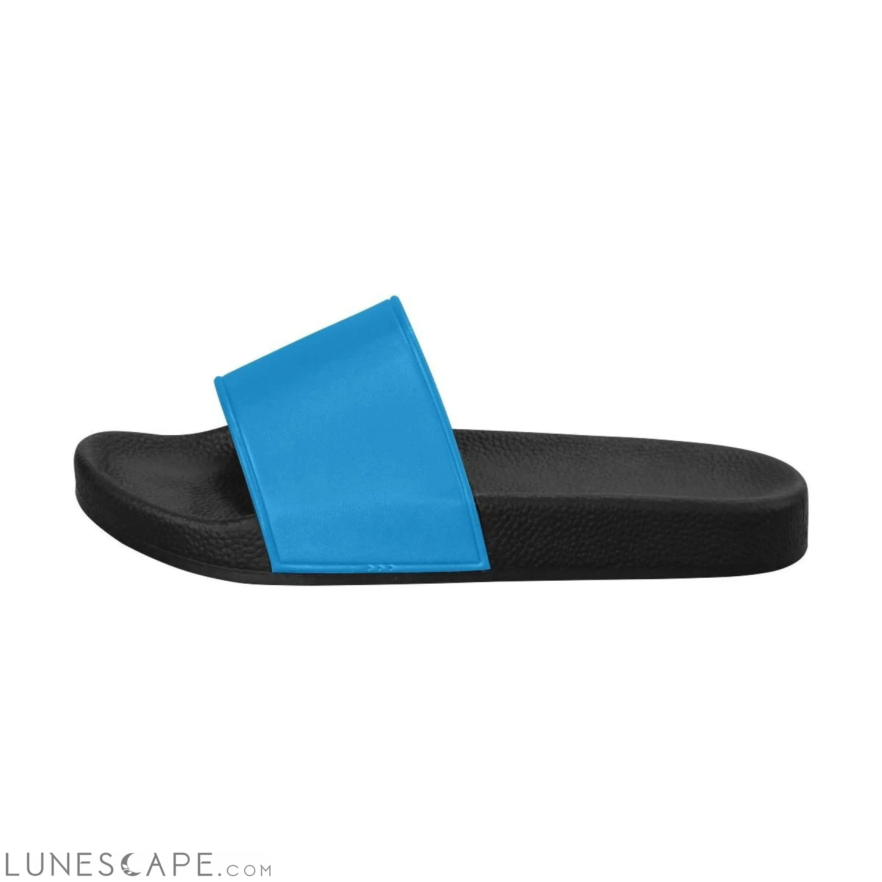 Slip On Beach Slides - Electric Blue