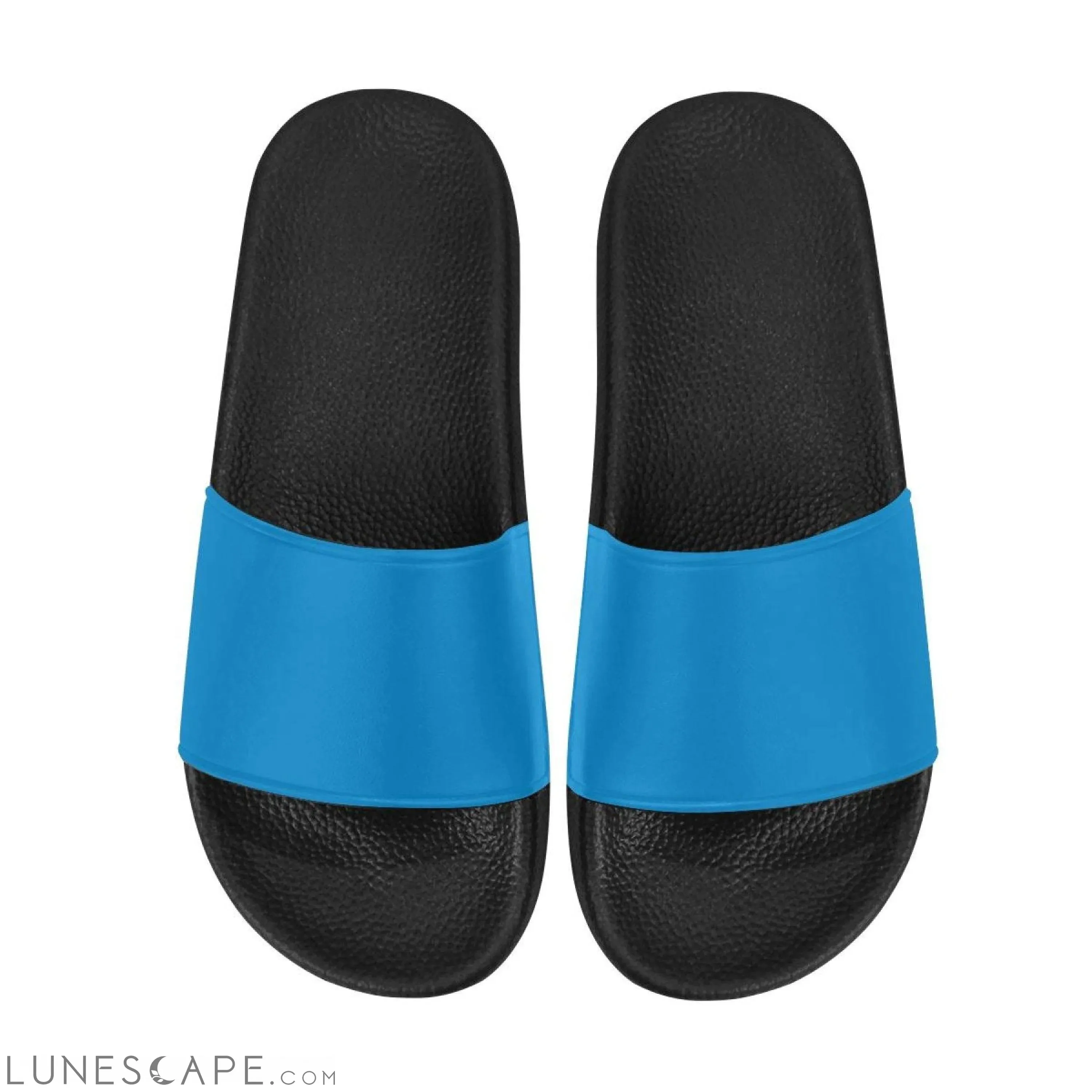 Slip On Beach Slides - Electric Blue