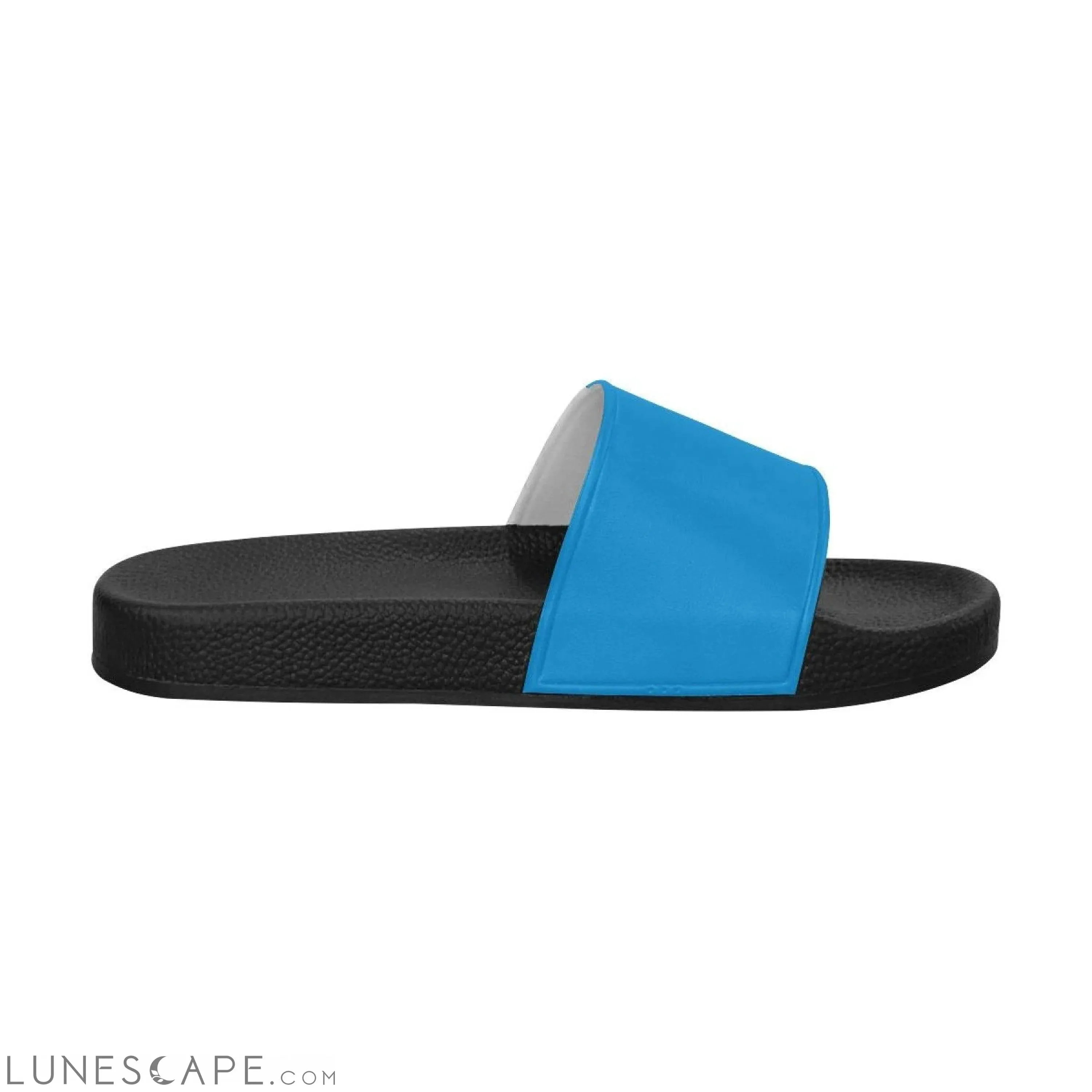 Slip On Beach Slides - Electric Blue
