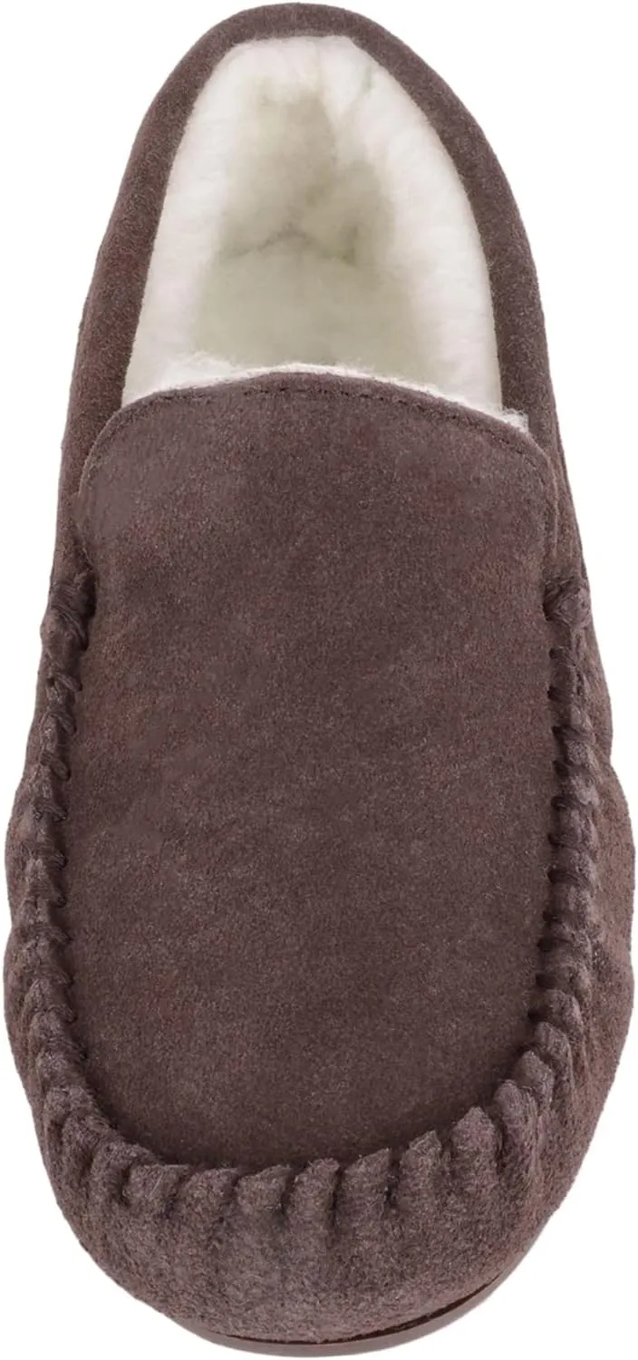 SNUGRUGS Men's Hugo Lambswool Loafer Moccasin Slippers
