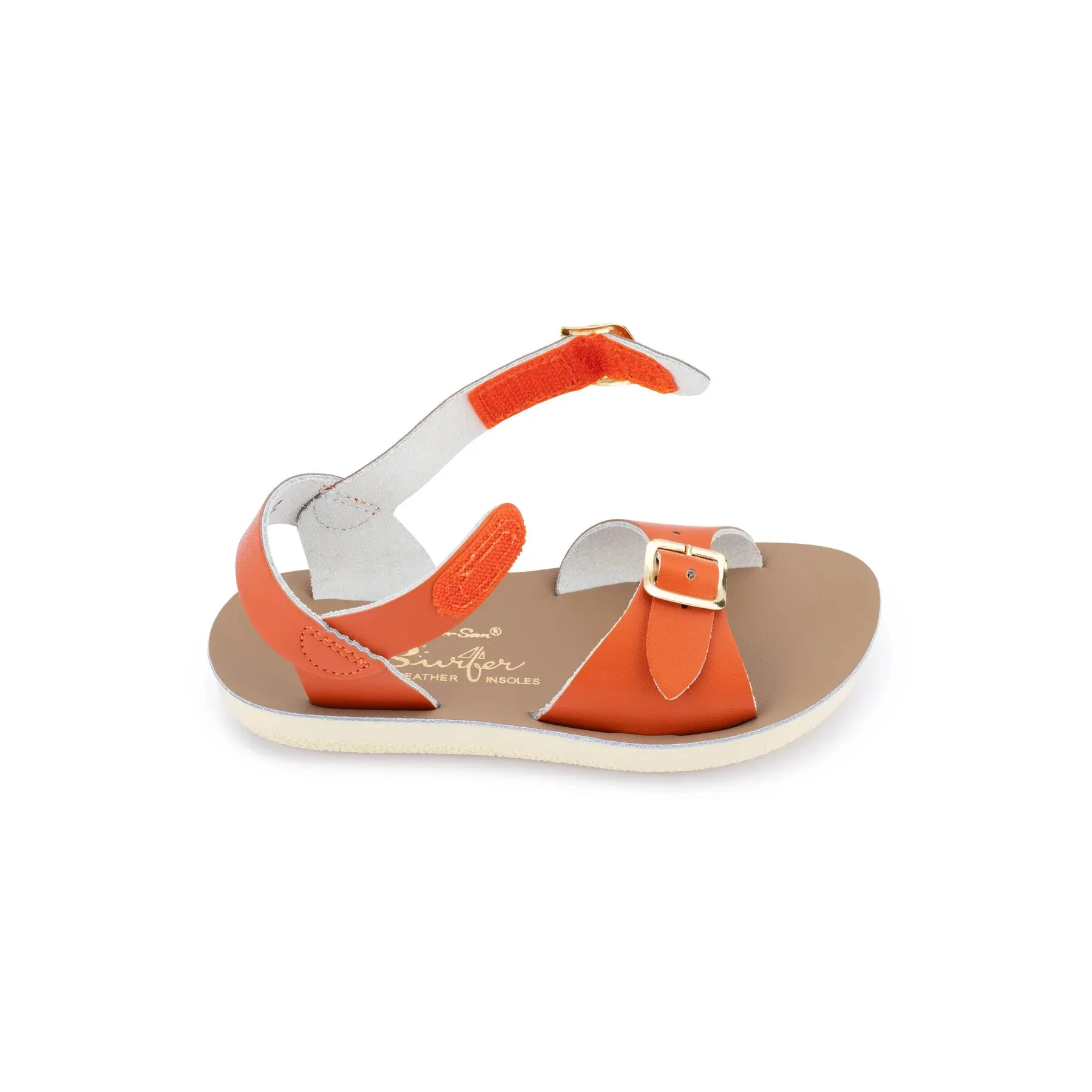 Sun-San Surfer Hook & Loop (Velcro Strap) Sandal - Paprika