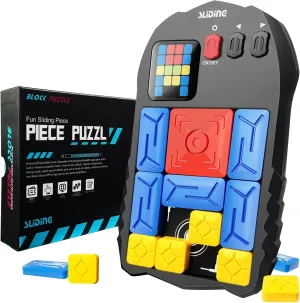 Super Slide Puzzle Game,Puzzle Games - with 500  Levels,Unblock Super Slide Electronic Sliding Puzzle Brain Game Toy,Brain Teaser Puzzle Fun for All Ages