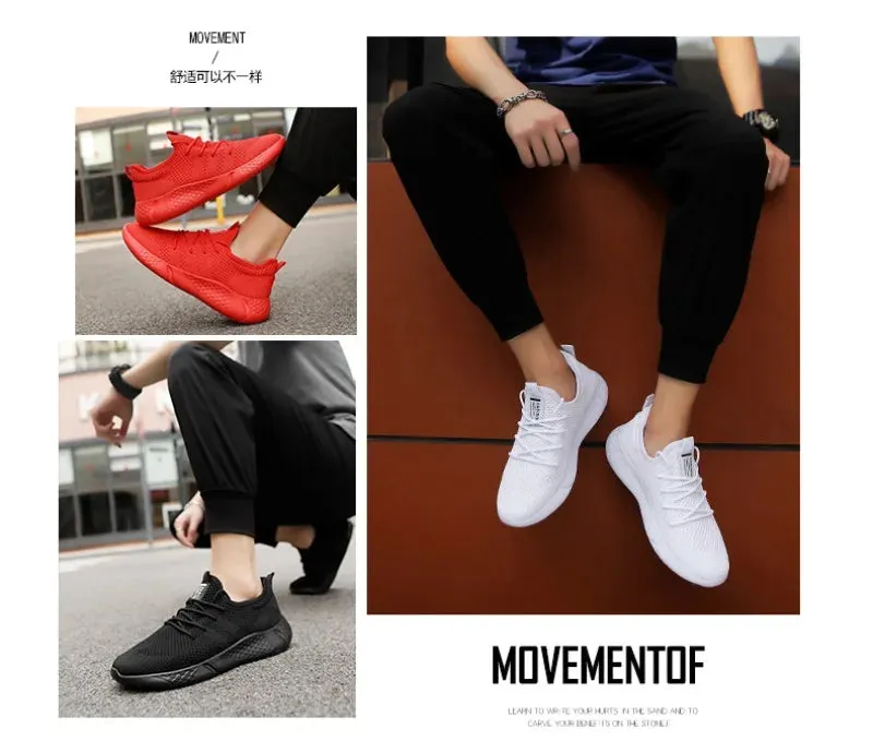 Tennis Shoes Outdoor Breathable Shoe Sole Sneakers de Anti-slip Comfortable Male Best variety Men Premium-grade Mesh Hombre Sport Soft Zapatillas Casual