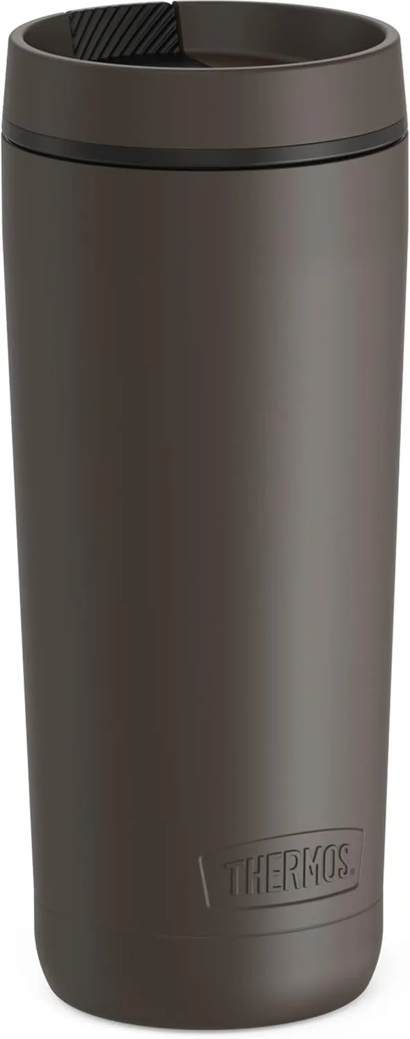 THERMOS ALTA SERIES Stainless Steel Tumbler 18 Ounce, Espresso Black