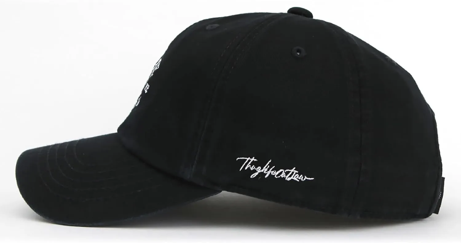 Thuglife Cupid Embroidered Logo Cotton 6 Panel Baseball Cap Curved Bill Ballcap dad hat