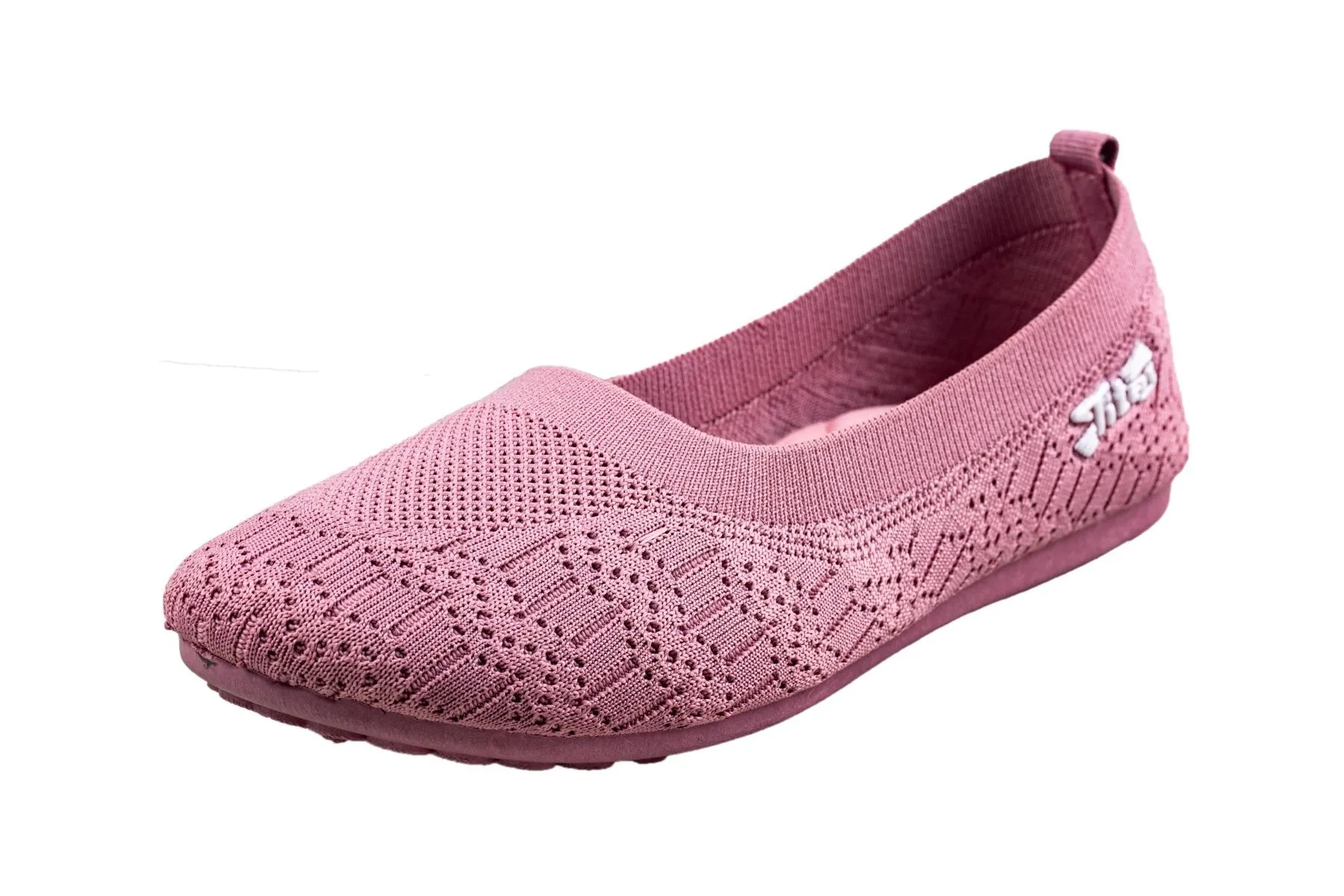 Titas Ladies Light Pink Canvas Shoe