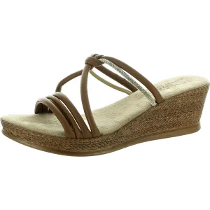 Tuscany By Easy Street Womens Jeweled Slide Sandals