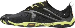 Vibram Men's FiveFingers V-Run Shoe, Black/Yellow, 46 EU / 11.5 - 12 US