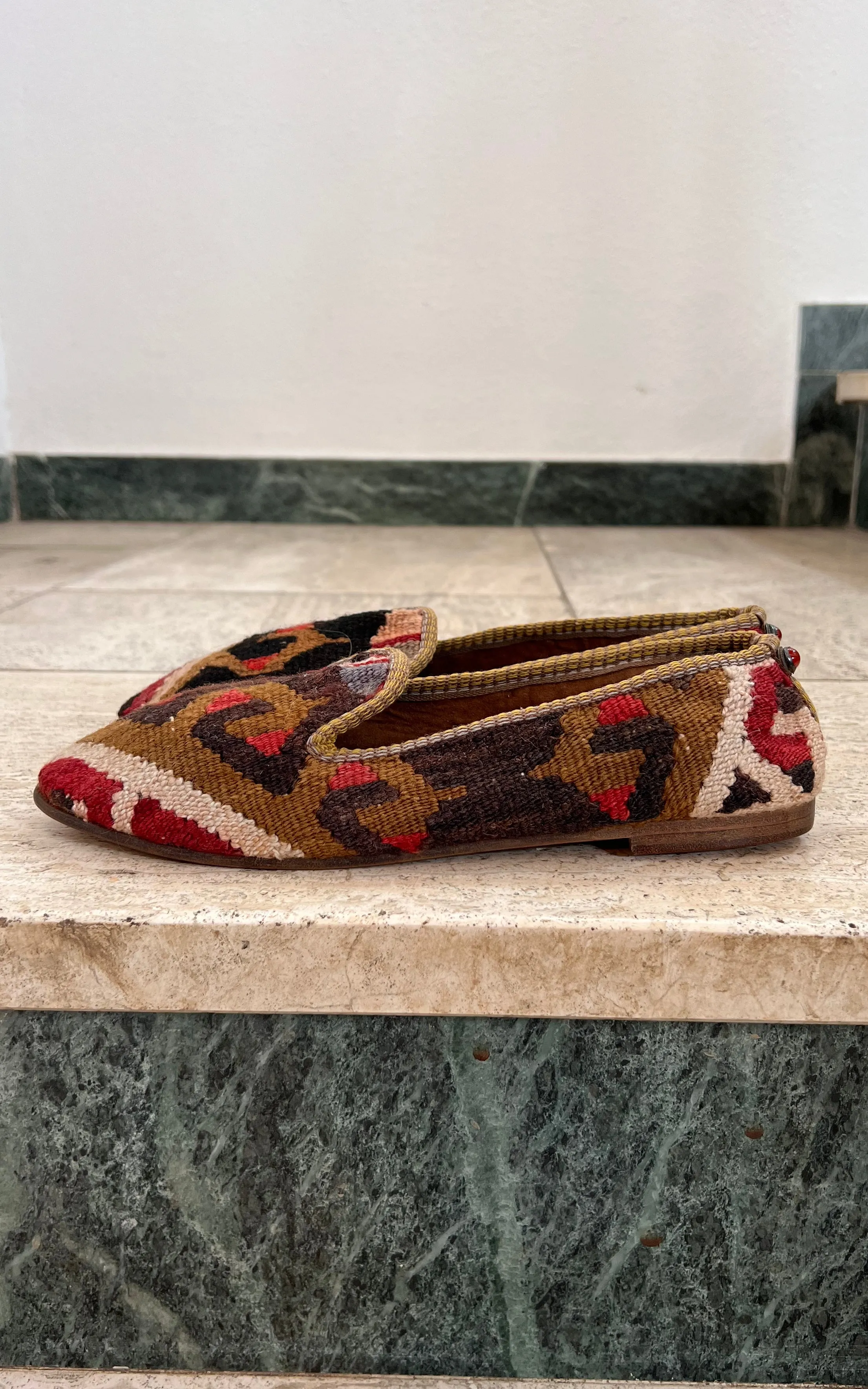Vintage Kelim Loafer 40