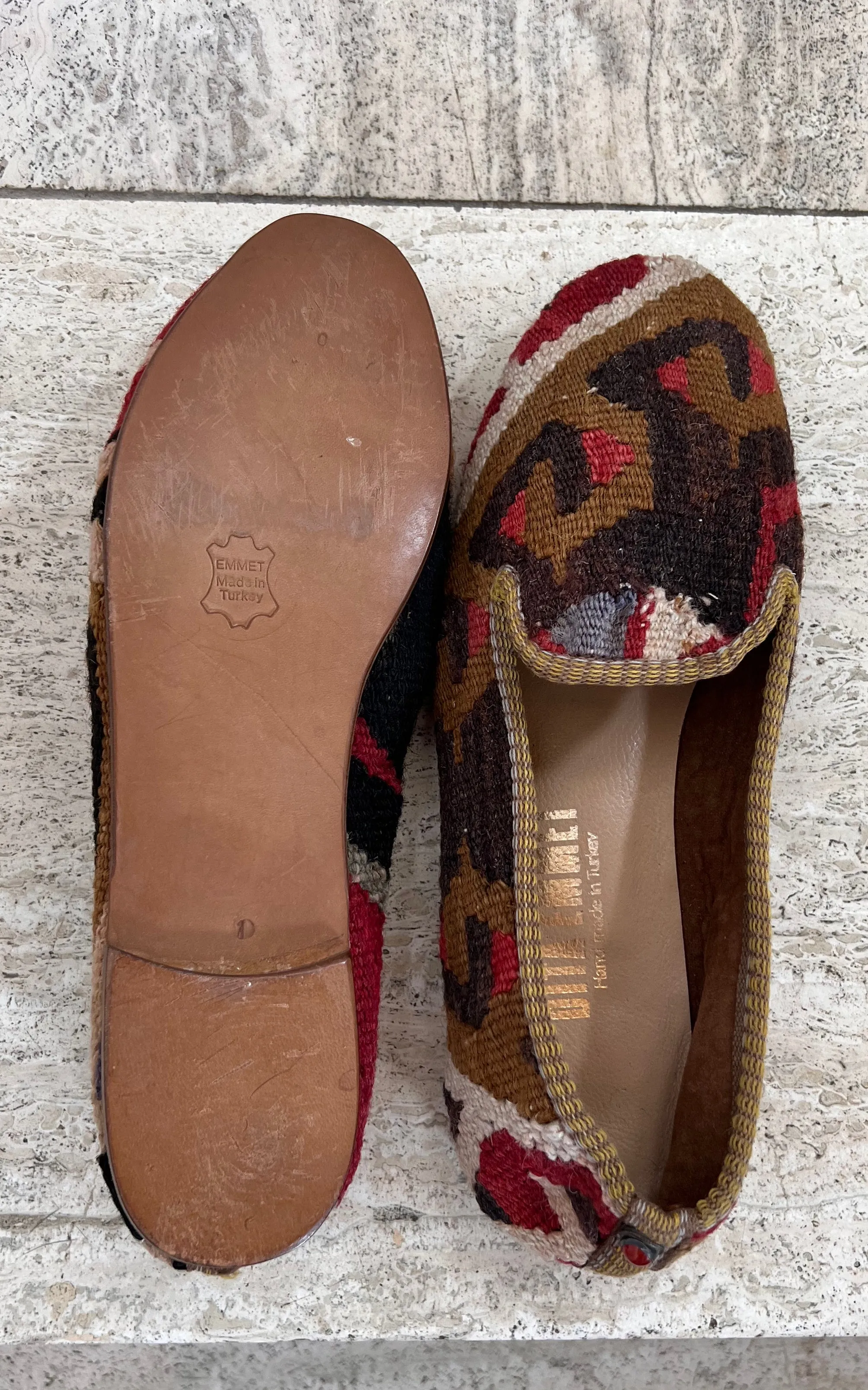 Vintage Kelim Loafer 40