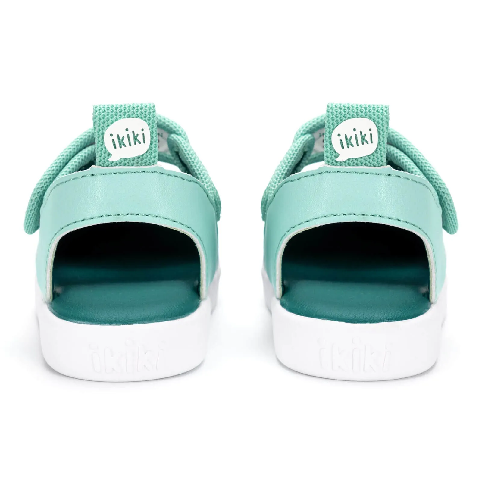Vintage Rainbow Squeakerless Toddler Sandals | Teal