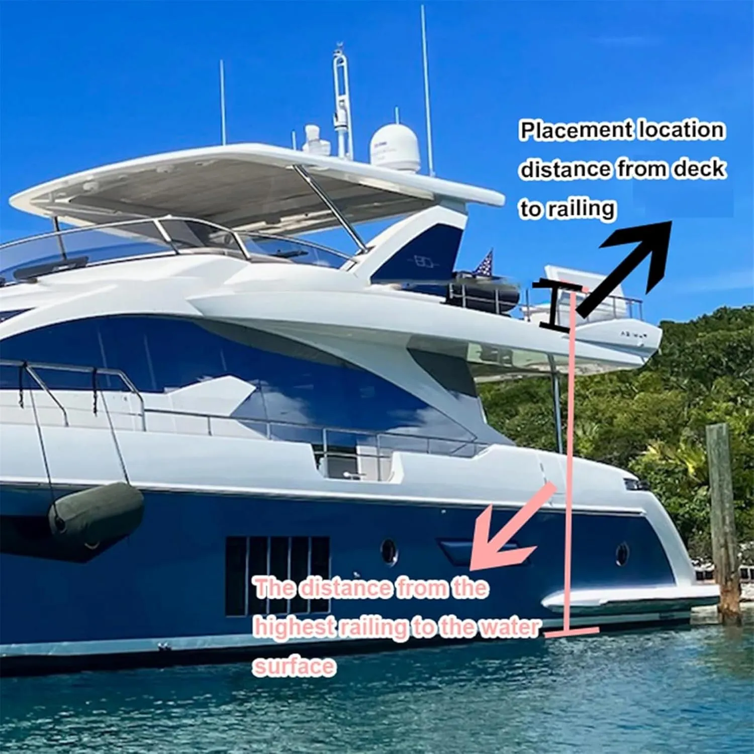 Water Park Inflatable Yacht Slide Floating Game with Protective Net and Air Pump for Docks and Playgrounds