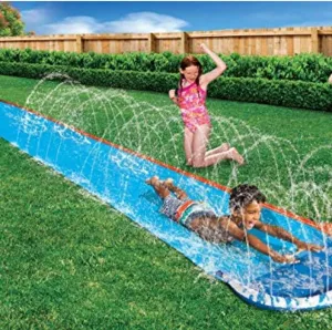 Water slides – Kids speed blast water slide – slip and slide water slide – Summer Outdoor inflatable water slide for kids – outdoor pool – 16fts Kids Outdoor inflatable toy with water sprinklers
