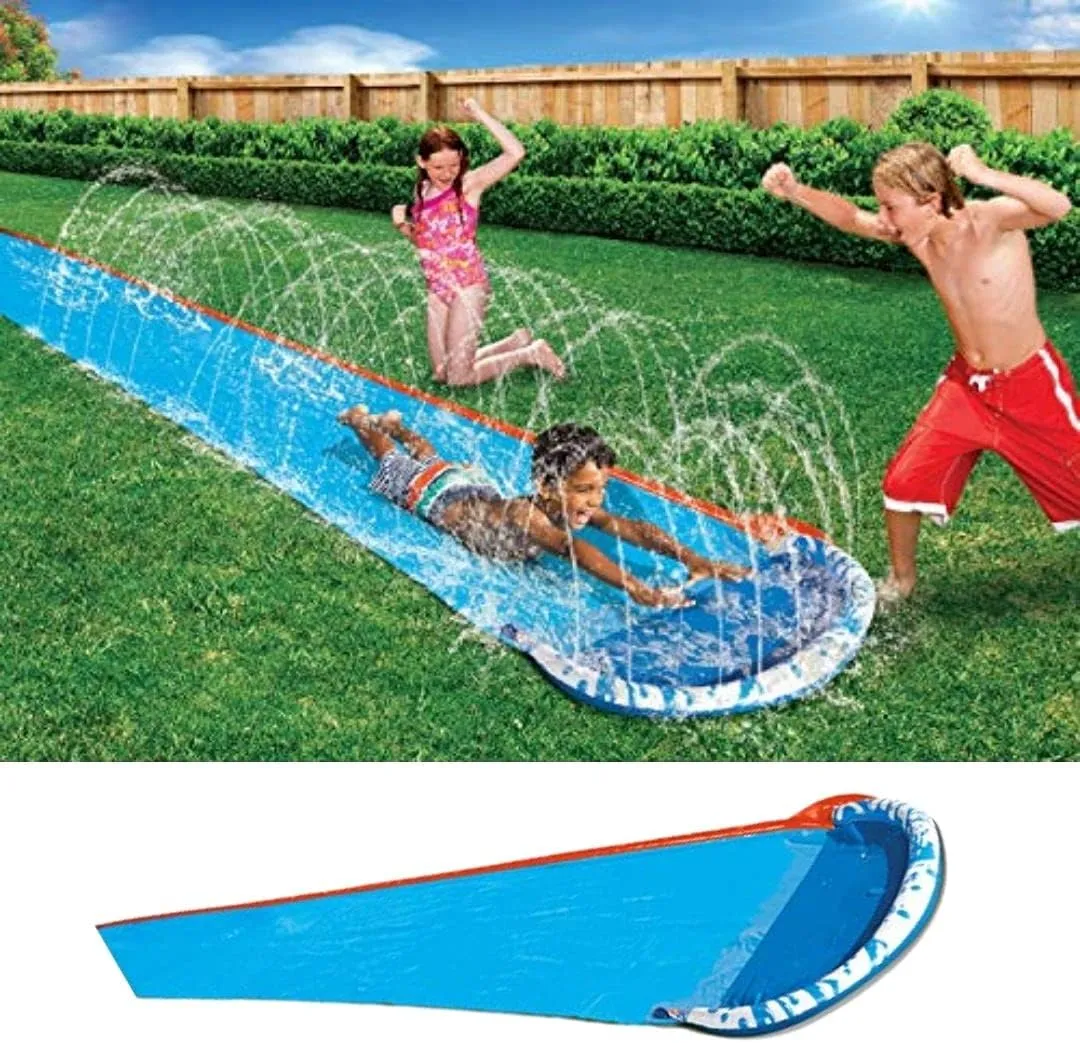 Water slides – Kids speed blast water slide – slip and slide water slide – Summer Outdoor inflatable water slide for kids – outdoor pool – 16fts Kids Outdoor inflatable toy with water sprinklers