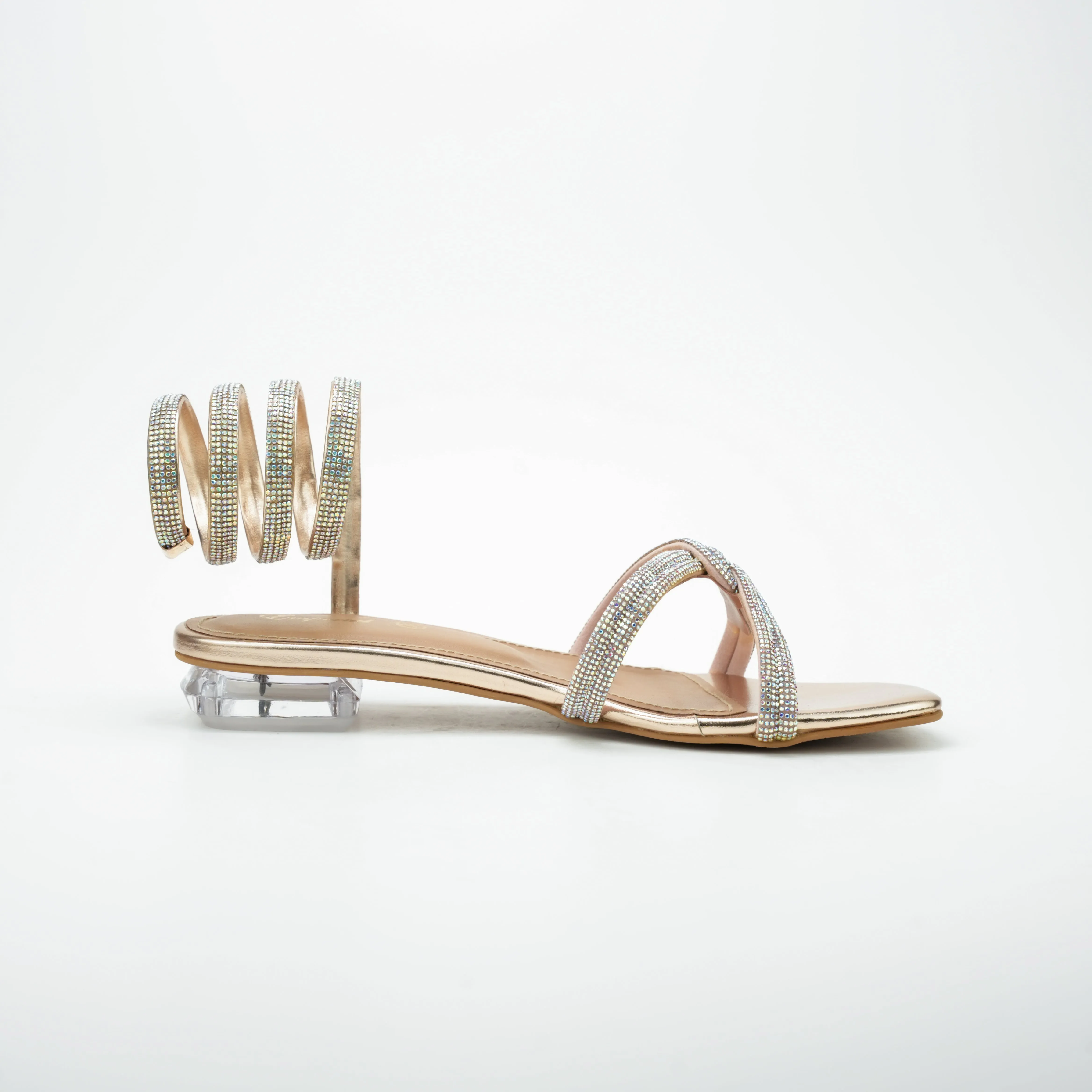 Women Fancy spiral Flat