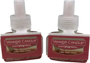 Yankee Candle Scent Plug Refill, Home Sweet Home (Pack of 2)
